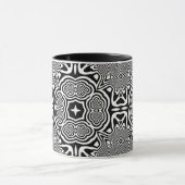 Optische Illusion 2 Abstraktes Design Tasse (Zentrum)
