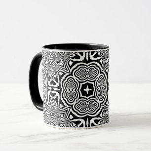 Optische Illusion 2 Abstraktes Design Tasse