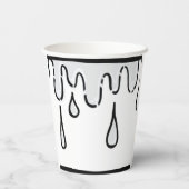 Optische Illusion 2D Comic Geburtstagspartei Pappbecher (Rückseite)