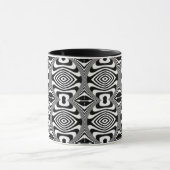 Optische Illusion 3 Abstraktes Design Tasse (Zentrum)
