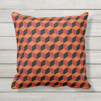 Optische Illusion 3D Hexagons Kissen