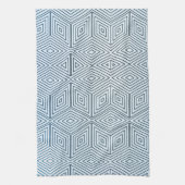 optische Illusion 3D-Quadrate Geschirrtuch (Vertikal)