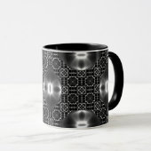 Optische Illusion 5 Abstraktes Design Tasse (VorderseiteRechts)