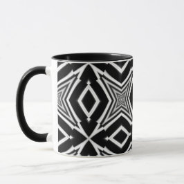 Optische Illusion 9 Abstraktes Design Tasse