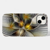 Optische Illusion Abstraktes 3D-Fraktal mit Tiefe Case-Mate iPhone Hülle (Rückseite (Horizontal))