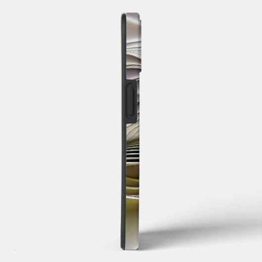 Optische Illusion Abstraktes 3D-Fraktal mit Tiefe Case-Mate iPhone Hülle (Rückseite / Rechts)