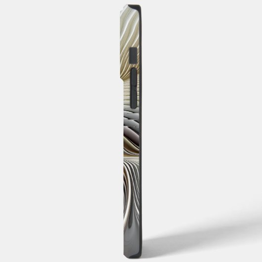Optische Illusion Abstraktes 3D-Fraktal mit Tiefe Case-Mate iPhone Hülle (Rückseite / Links)