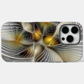 Optische Illusion Abstraktes 3D-Fraktal mit Tiefe Case-Mate iPhone Hülle (Rückseite (Horizontal))