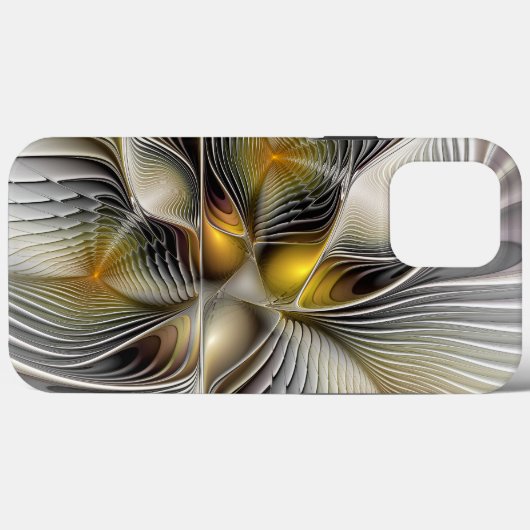 Optische Illusion Abstraktes 3D-Fraktal mit Tiefe Case-Mate iPhone Hülle (Rückseite (Horizontal))