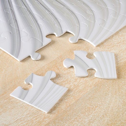 Optische Illusion Abstraktes 3D-Fraktal mit Tiefe Puzzle (Seite)