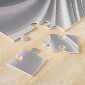 Optische Illusion Abstraktes 3D-Fraktal mit Tiefe Puzzle (Seite)