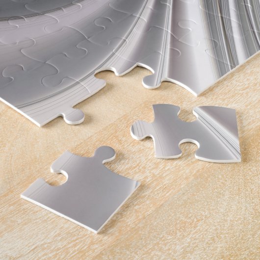 Optische Illusion Abstraktes 3D-Fraktal mit Tiefe Puzzle (Seite)