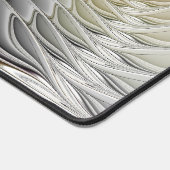 Optische Illusion Abstraktes 3D-Fraktal mit Tiefe Schreibtischunterlage (Ecke)