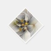 Optische Illusion Abstraktes 3D-Fraktal mit Tiefe Serviette (Ecke)