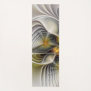 Optische Illusion Abstraktes 3D-Fraktal mit Tiefe Yogamatte