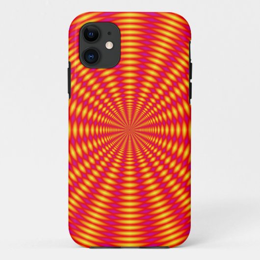 Optische Illusion abstraktes Design. Case-Mate iPhone Hülle (Rückseite)