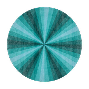 optische Illusion Aqua-Glasschneidebrett Schneidebrett