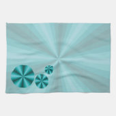 Optische Illusion Aqua Handtuch (Horizontal)