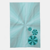 Optische Illusion Aqua Handtuch (Vertikal)