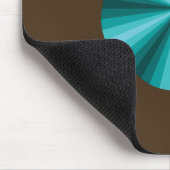 Optische Illusion Aqua Mousepad (Ecke)
