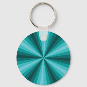 optische Illusion Aqua-Schlüsselanhänger Schlüsselanhänger