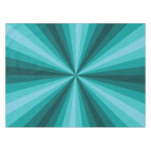 optische Illusion Aqua Tablecloth Tischdecke (Vorderseite (Horizontal))
