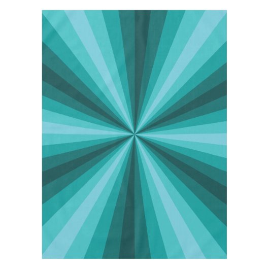 optische Illusion Aqua Tablecloth Tischdecke (Vorderseite)