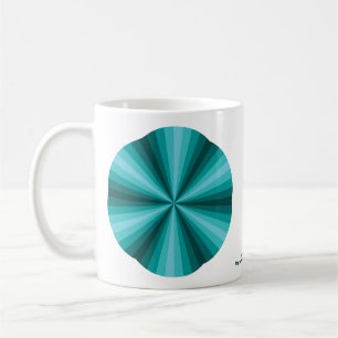 optische Illusion Aqua-Tasse Kaffeetasse