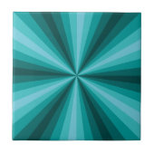 optische Illusion Aqua Tile Fliese (Vorderseite)
