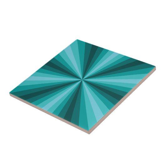 optische Illusion Aqua Tile Fliese (Seite)