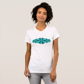 Optische Illusion Aqua Women's Light Shirt (Vorne ganz)
