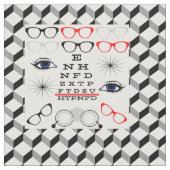 Optische Illusion Augendiagramm Ärzteschaft Optike Stoff (Nahaufnahme)