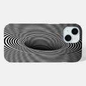 Optische Illusion aus schwarzem Loch | Custom Case-Mate iPhone Hülle (Rückseite (Horizontal))
