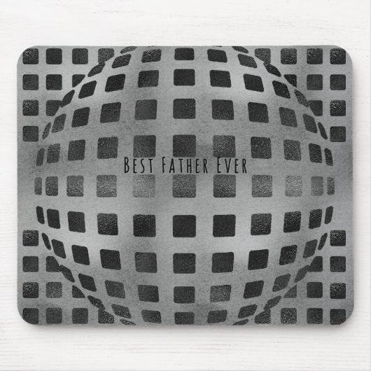 Optische Illusion - Bester Vater je - Mousepad-Des Mousepad (Vorne)