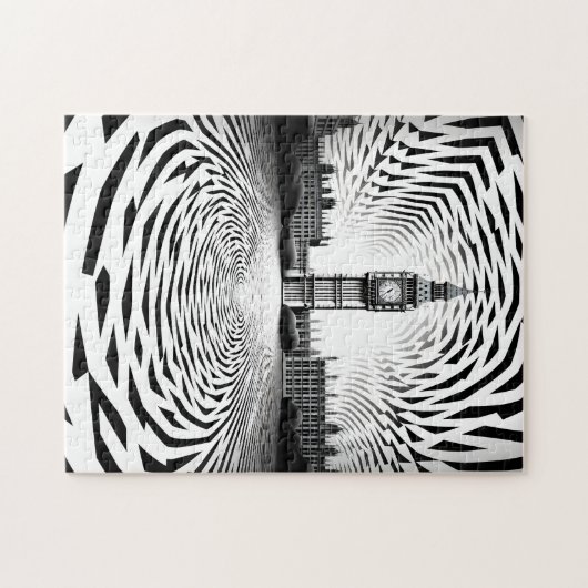 Optische Illusion Big Ben Puzzle (Horizontal)
