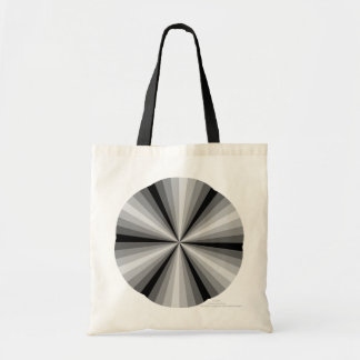 Optische Illusion Black Tote Bag Tragetasche
