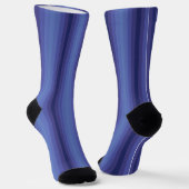 Optische Illusion Blau Socken (Gewinkelt)