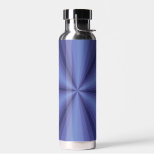 Optische Illusion Blau Trinkflasche