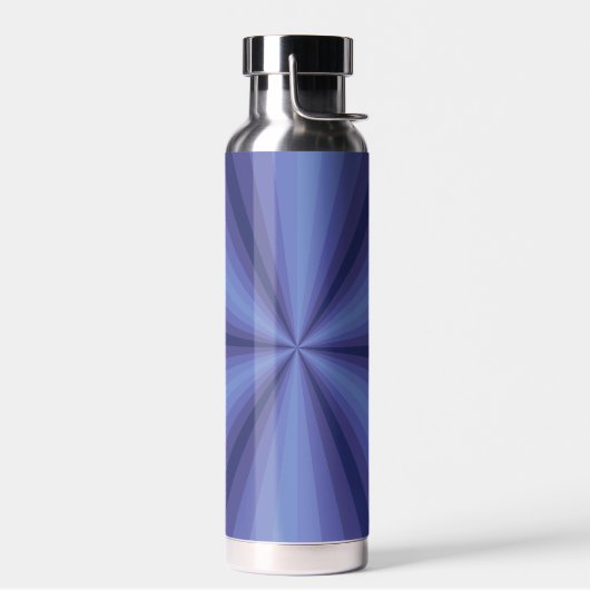 Optische Illusion Blau Trinkflasche (Links)