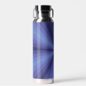 Optische Illusion Blau Trinkflasche (Vorne)