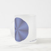 Optische Illusion Blaue Tasse (Vorderseite Links)