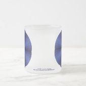 Optische Illusion Blaue Tasse (Mittel)