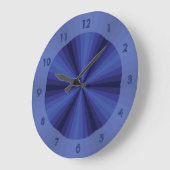 Optische Illusion blaue Uhr (Winkel)