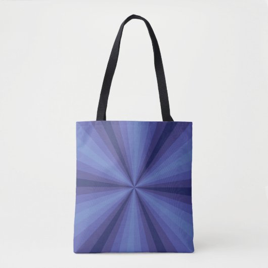 Optische Illusion Blaue Universaltasche Tasche (Vorderseite)