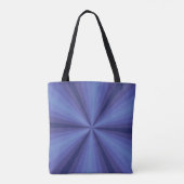 Optische Illusion Blaue Universaltasche Tasche (Rückseite)
