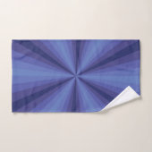 Optische Illusion Blaues Badetuch Set (Handtuch)