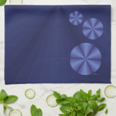 Optische Illusion Blaues Handtuch (Gefaltet)