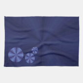 Optische Illusion Blaues Handtuch (Horizontal)