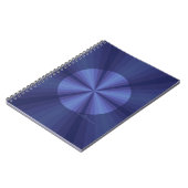 Optische Illusion blaues Notebook Notizblock (Linke Seite)
