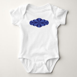 Optische Illusion blaues Shirt und Baby Light